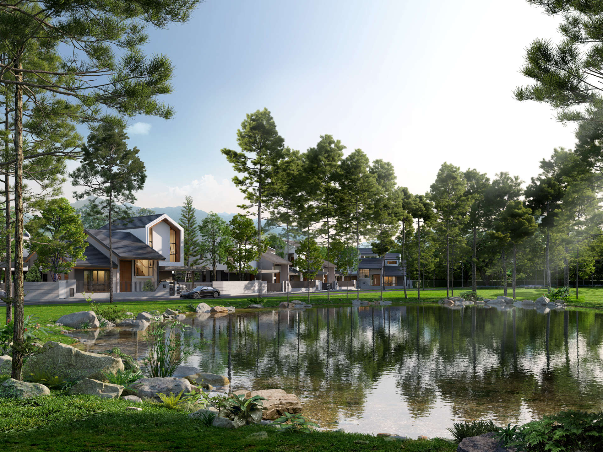 Woodsborough's Lakeview - Rendered